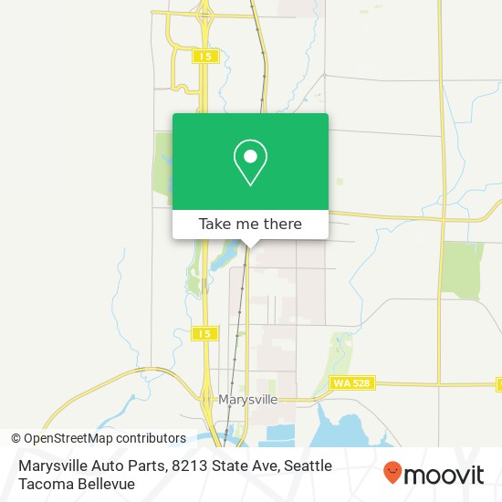 Mapa de Marysville Auto Parts, 8213 State Ave