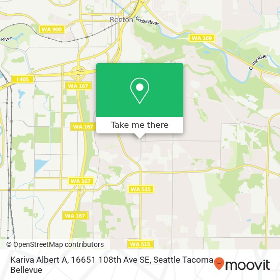 Kariva Albert A, 16651 108th Ave SE map