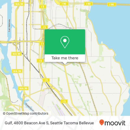 Mapa de Gulf, 4800 Beacon Ave S