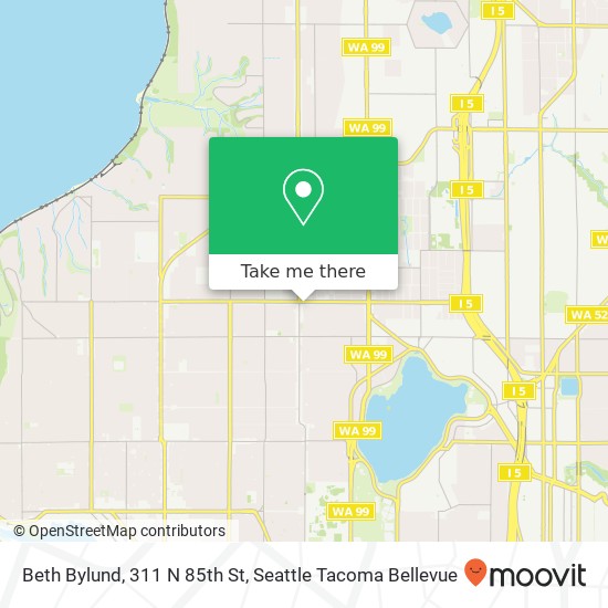 Mapa de Beth Bylund, 311 N 85th St