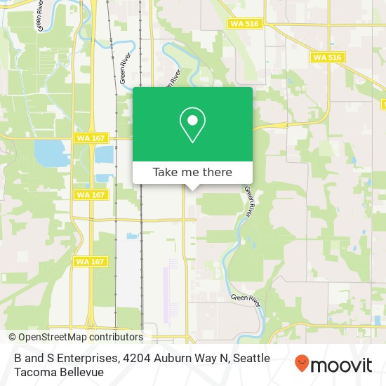 Mapa de B and S Enterprises, 4204 Auburn Way N