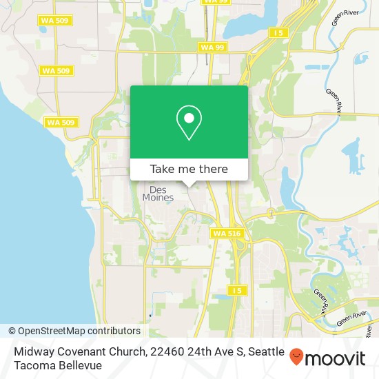 Midway Covenant Church, 22460 24th Ave S map