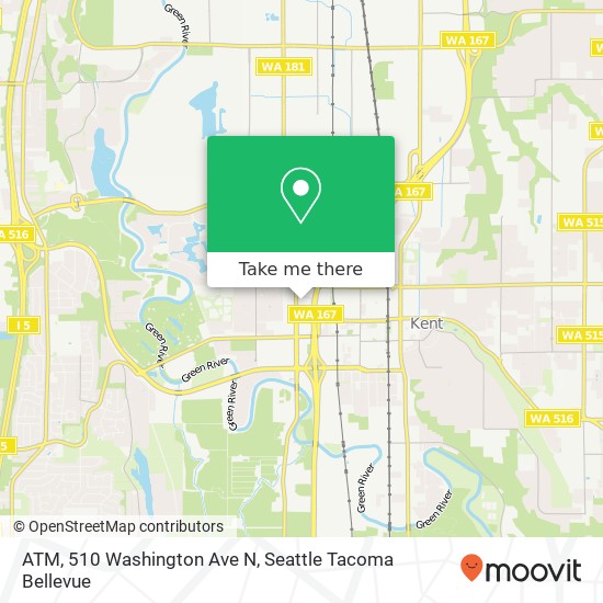 Mapa de ATM, 510 Washington Ave N