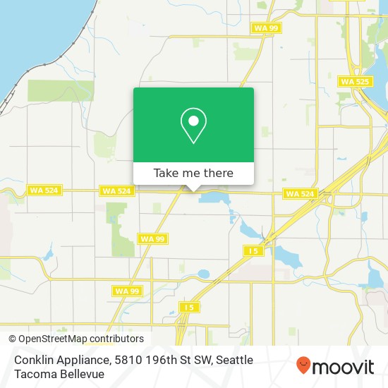 Mapa de Conklin Appliance, 5810 196th St SW