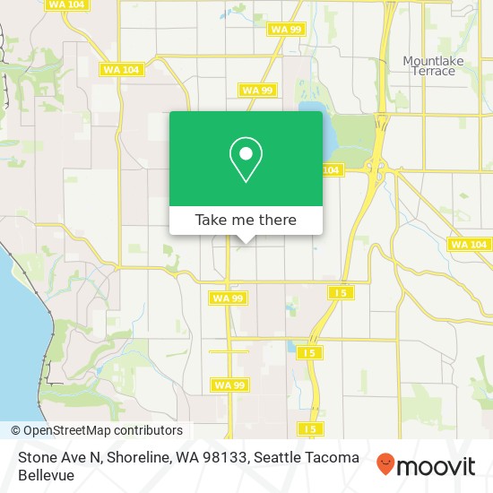 Stone Ave N, Shoreline, WA 98133 map