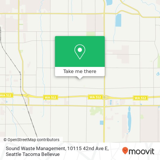 Mapa de Sound Waste Management, 10115 42nd Ave E