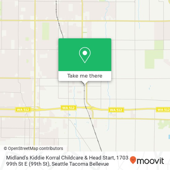 Midland's Kiddie Korral Childcare & Head Start, 1703 99th St E map