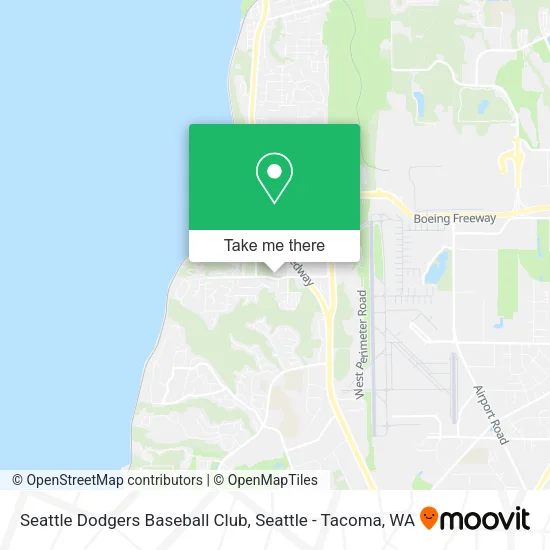 Mapa de Seattle Dodgers Baseball Club