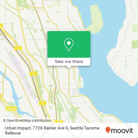 Mapa de Urban Impact, 7728 Rainier Ave S