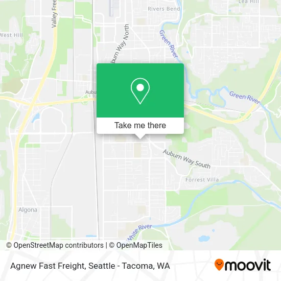 Mapa de Agnew Fast Freight