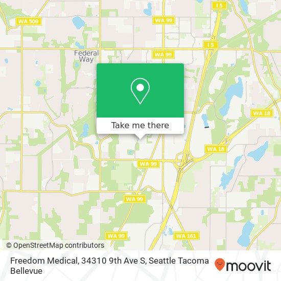 Freedom Medical, 34310 9th Ave S map