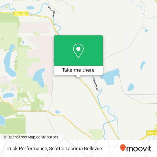 Mapa de Truck Performance, 18421 Renton Maple Valley Rd SE