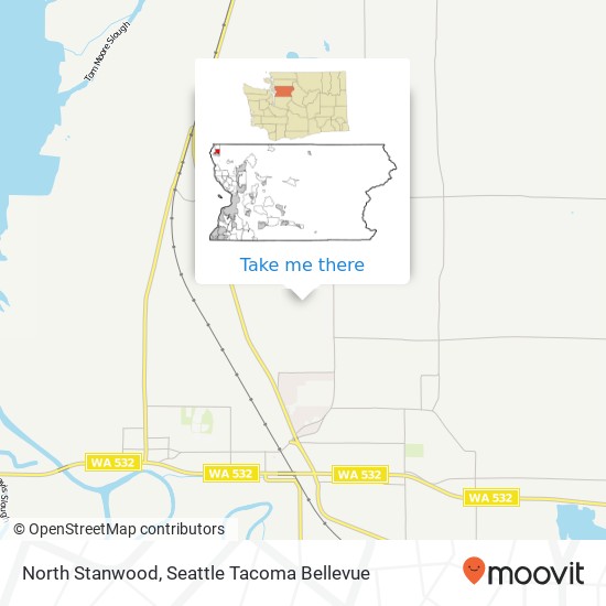 North Stanwood map