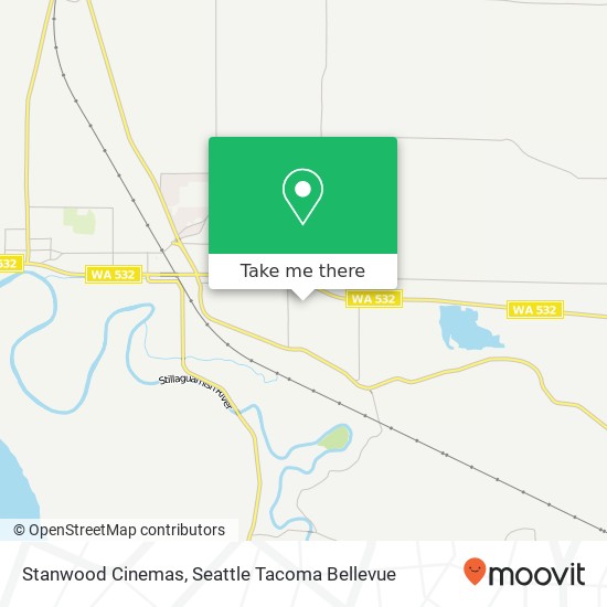 Stanwood Cinemas map