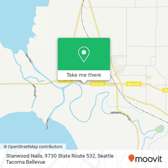 Stanwood Nails, 9730 State Route 532 map