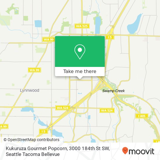 Mapa de Kukuruza Gourmet Popcorn, 3000 184th St SW