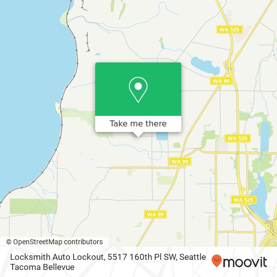 Locksmith Auto Lockout, 5517 160th Pl SW map