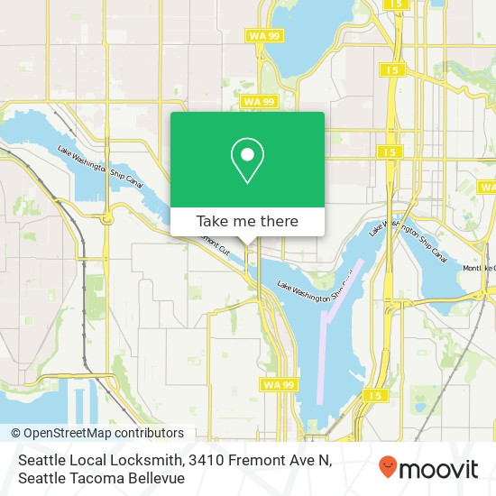 Seattle Local Locksmith, 3410 Fremont Ave N map