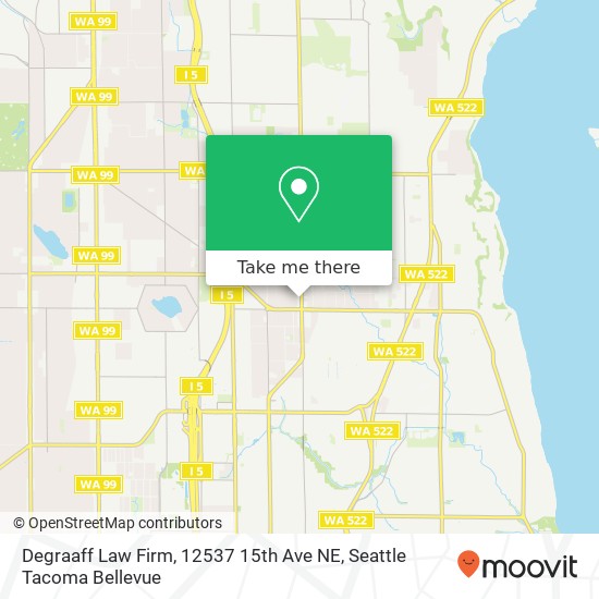 Degraaff Law Firm, 12537 15th Ave NE map