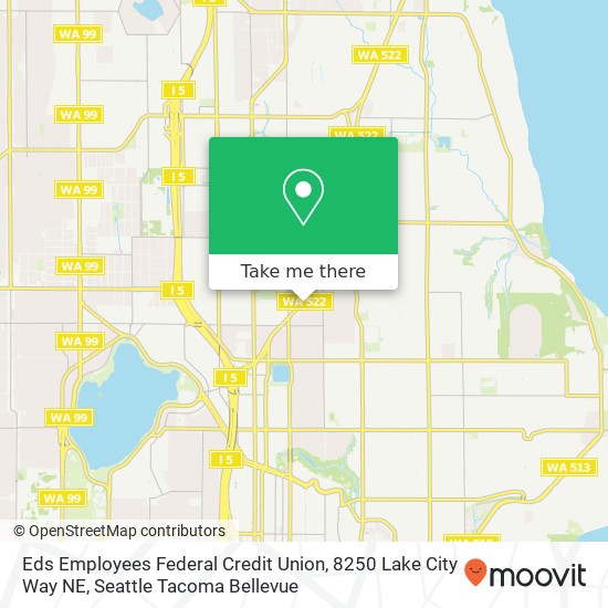 Eds Employees Federal Credit Union, 8250 Lake City Way NE map