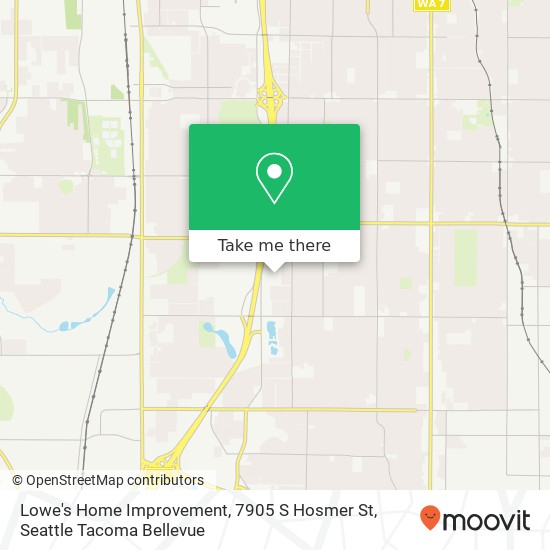 Lowe's Home Improvement, 7905 S Hosmer St map
