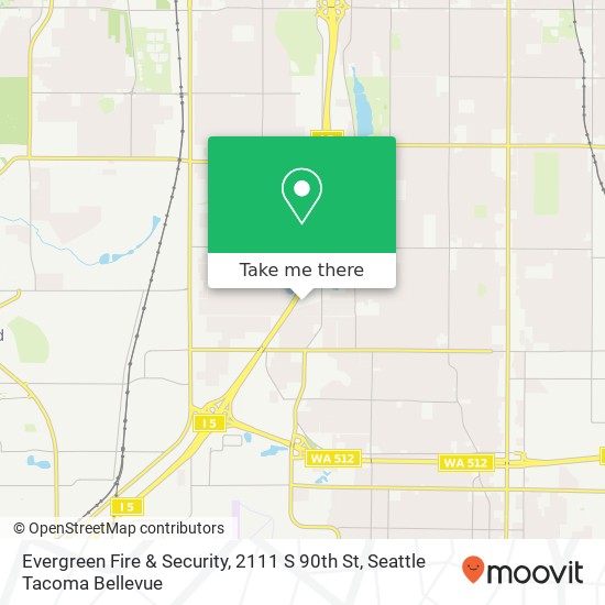 Evergreen Fire & Security, 2111 S 90th St map