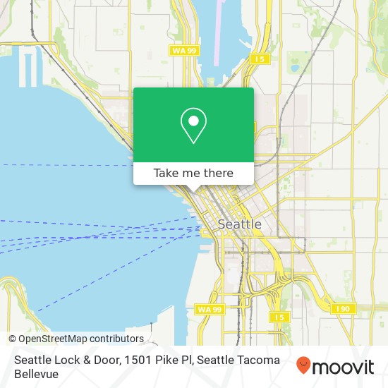 Seattle Lock & Door, 1501 Pike Pl map