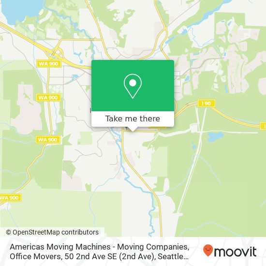 Mapa de Americas Moving Machines - Moving Companies, Office Movers, 50 2nd Ave SE
