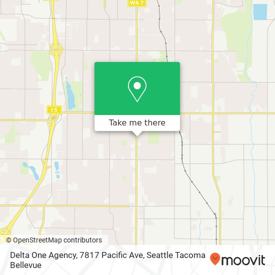 Mapa de Delta One Agency, 7817 Pacific Ave