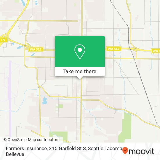 Farmers Insurance, 215 Garfield St S map