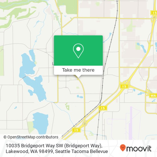 10035 Bridgeport Way SW (Bridgeport Way), Lakewood, WA 98499 map