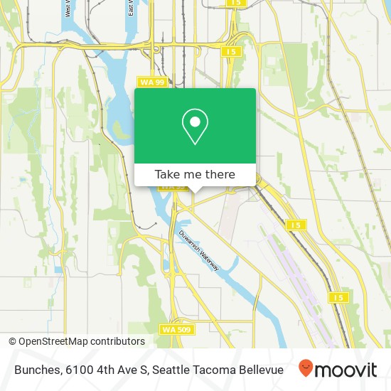 Mapa de Bunches, 6100 4th Ave S