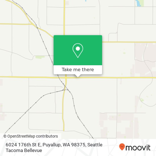 Mapa de 6024 176th St E, Puyallup, WA 98375