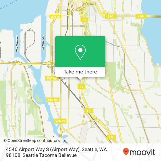 4546 Airport Way S (Airport Way), Seattle, WA 98108 map