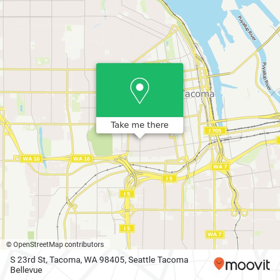 S 23rd St, Tacoma, WA 98405 map