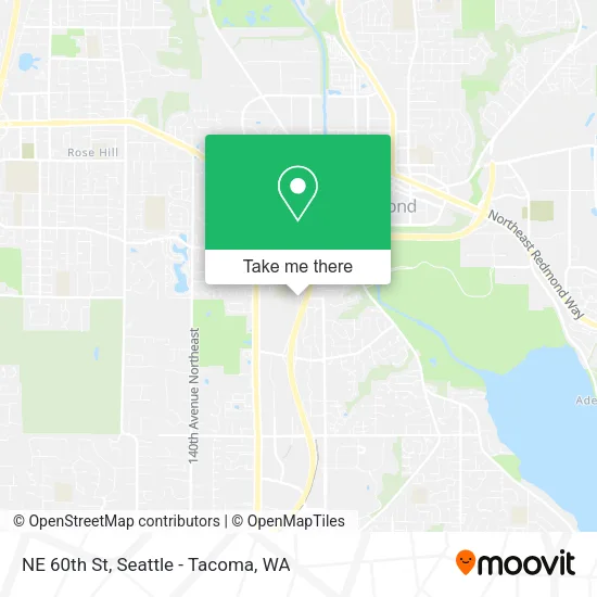 NE 60th St map