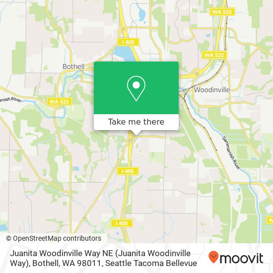 Juanita Woodinville Way NE (Juanita Woodinville Way), Bothell, WA 98011 map