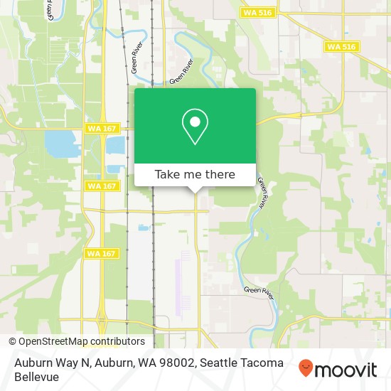 Mapa de Auburn Way N, Auburn, WA 98002