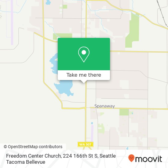 Mapa de Freedom Center Church, 224 166th St S