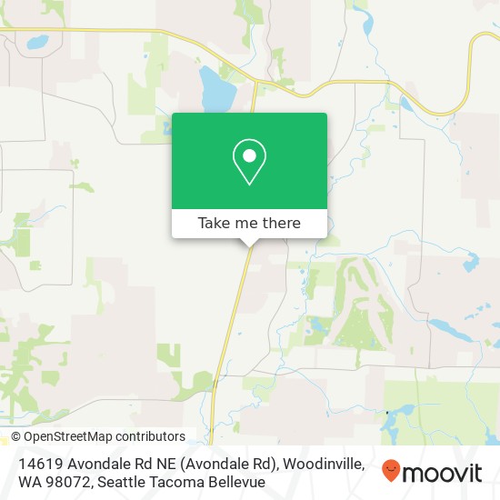 Mapa de 14619 Avondale Rd NE (Avondale Rd), Woodinville, WA 98072