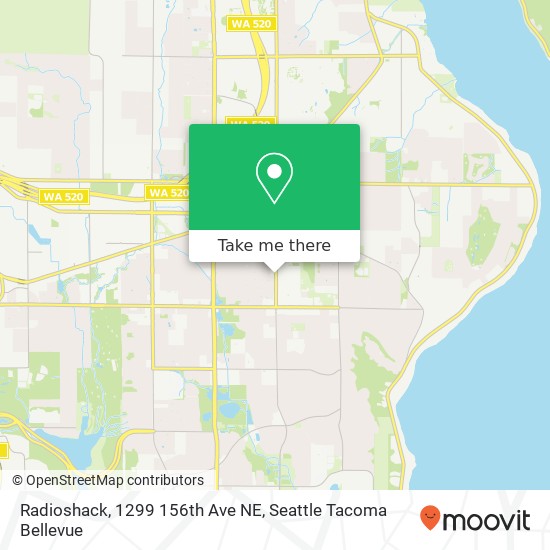 Radioshack, 1299 156th Ave NE map