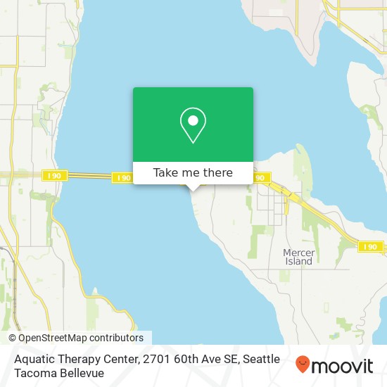 Mapa de Aquatic Therapy Center, 2701 60th Ave SE