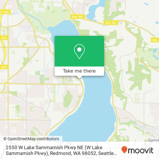 2550 W Lake Sammamish Pkwy NE (W Lake Sammamish Pkwy), Redmond, WA 98052 map