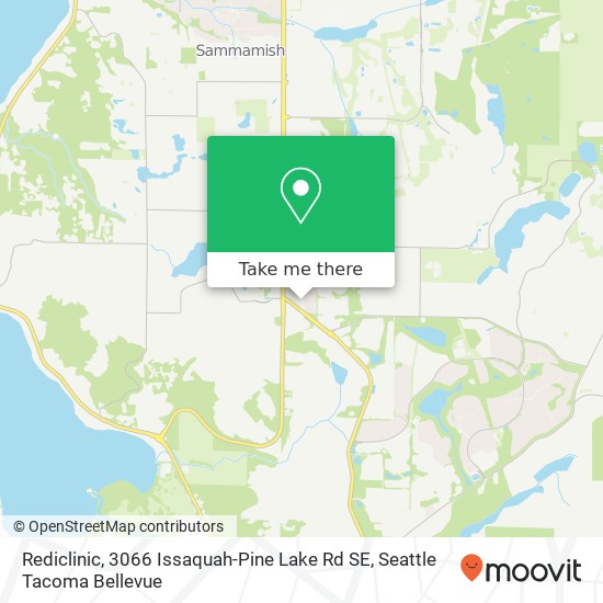 Mapa de Rediclinic, 3066 Issaquah-Pine Lake Rd SE