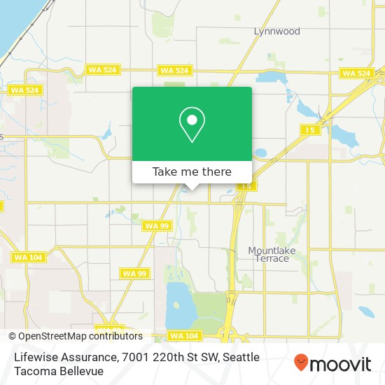 Lifewise Assurance, 7001 220th St SW map