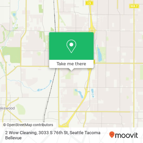 Mapa de 2 Wow Cleaning, 3033 S 76th St