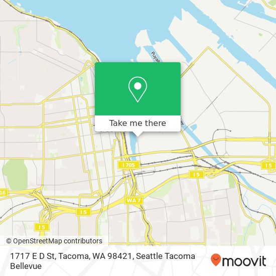 1717 E D St, Tacoma, WA 98421 map