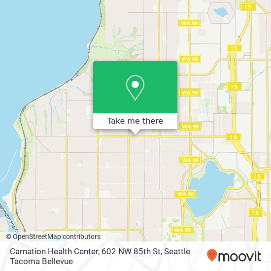 Carnation Health Center, 602 NW 85th St map