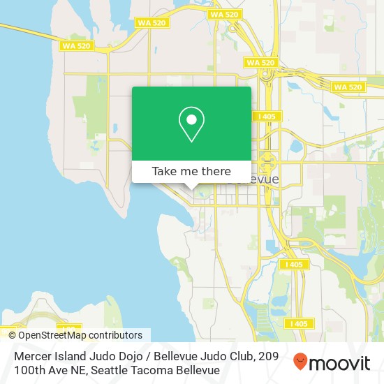 Mercer Island Judo Dojo / Bellevue Judo Club, 209 100th Ave NE map