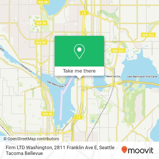 Mapa de Firm LTD Washington, 2811 Franklin Ave E